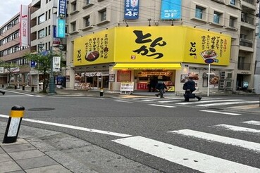 とんかつ「とん一」の交差点